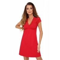  Женская ночная красная сорочка Donna KLARISA