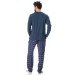 Мужская пижама со штанами из хлопка в клетку